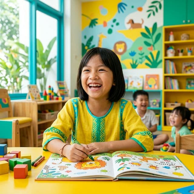 Trẻ em học tiếng anh cực kỳ vui nhộn năng động